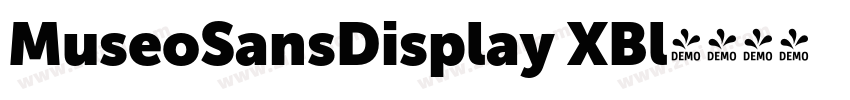 MuseoSansDisplay XBl字体转换